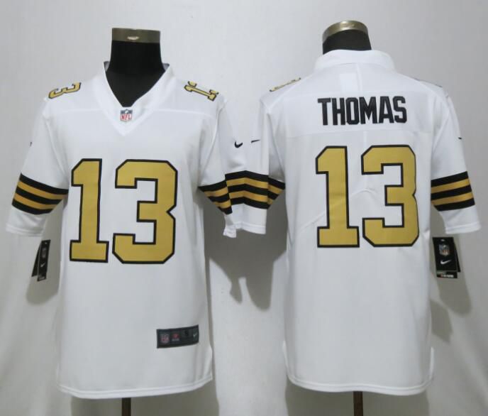 Men New Orleans Saints #13 Thomas Navy White Nike Color Rush Limited NFL Jerseys->nfl sweatshirts->Sports Accessory